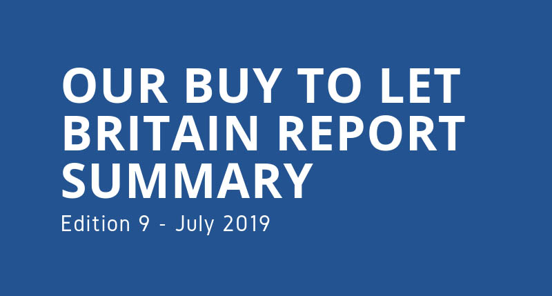 Our buy to let Britain report summary infographic